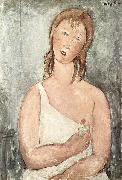 Amedeo Modigliani Machen im Hemd oil painting on canvas